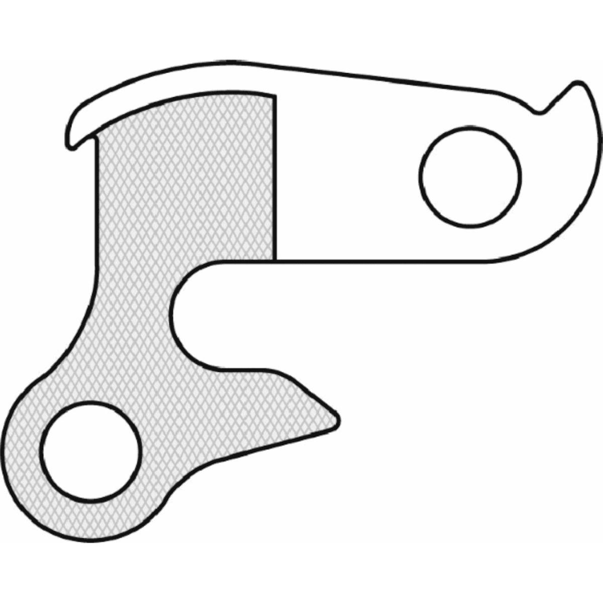 8590966390021 - Schaltauge GH-002 aus leichtem und robustem Aluminium für Fahrrad