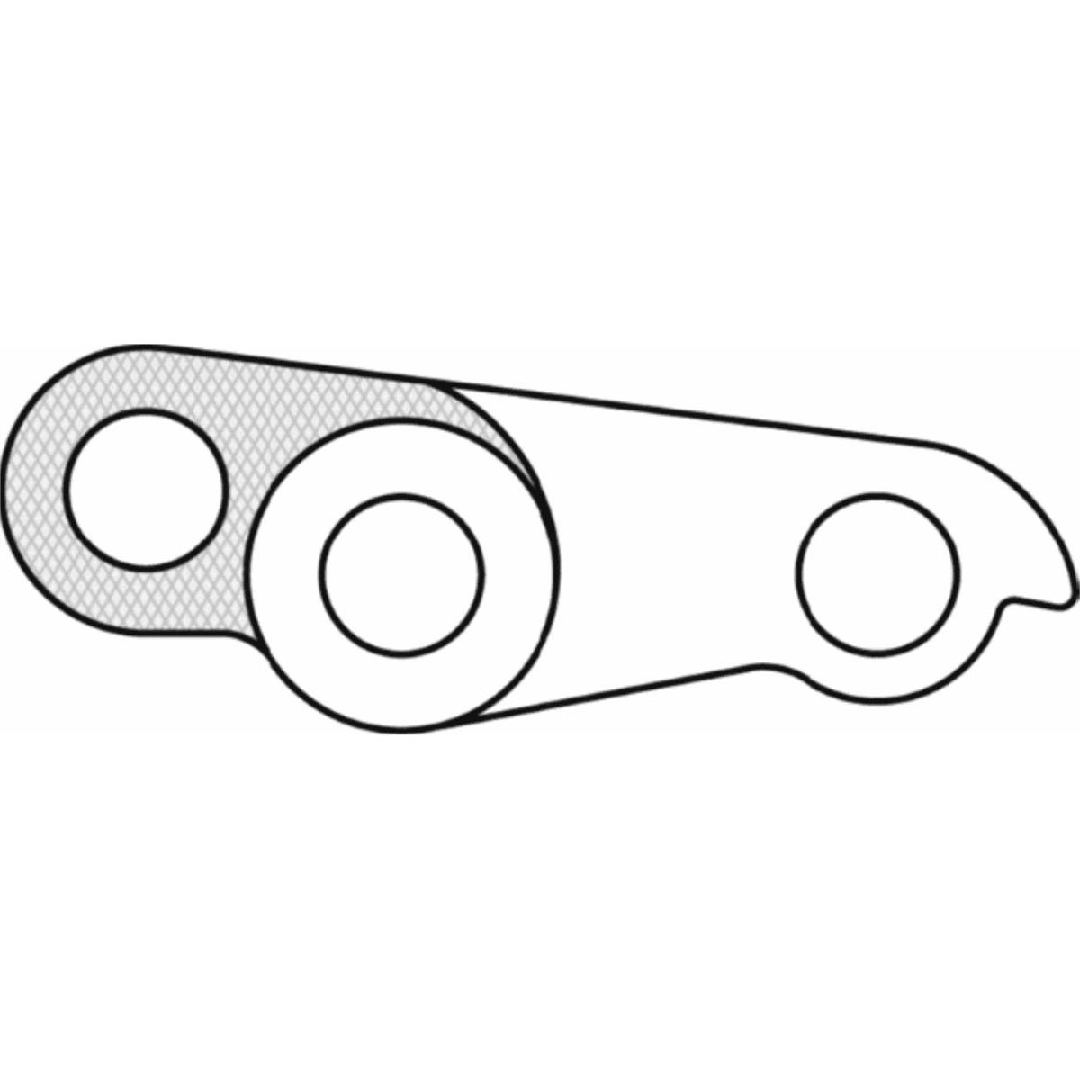 8590966390878 - Schaltauge GH-087 aus leichtem und robustem Aluminium für Fahrrad