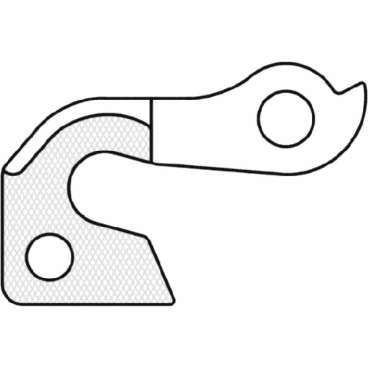 8590966391004 - GH-100 Schaltauge aus leichtem und robustem Aluminium für Fahrräder