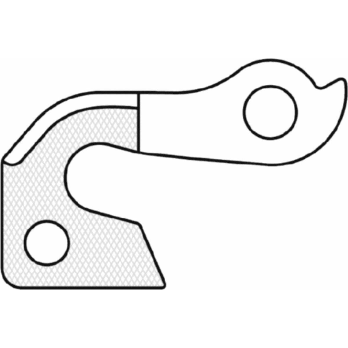 8590966391462 - Schaltauge GH-146 aus leichtem und robustem Aluminium für Fahrrad