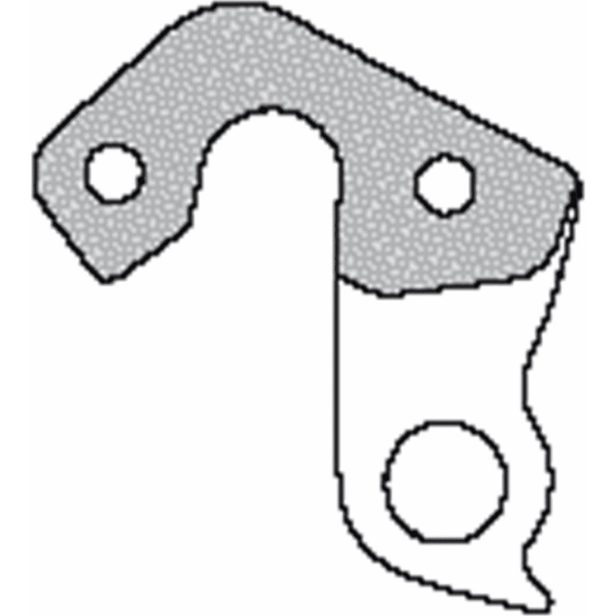 8590966391639 - Schaltauge GH-163 aus leichtem und robustem Aluminium für Fahrrad