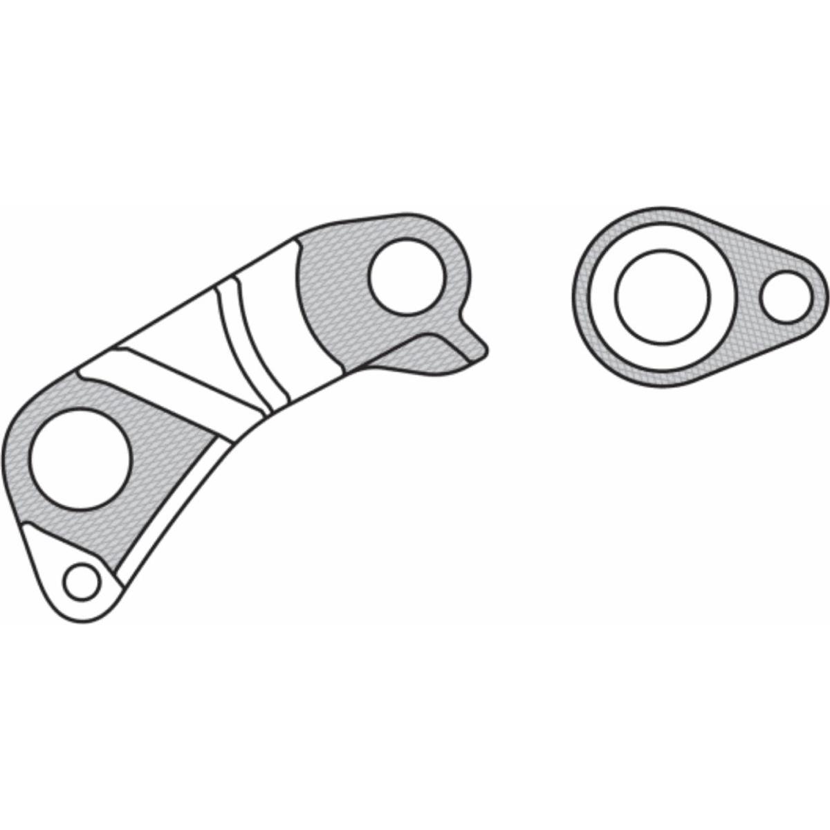 8590966391813 - Schaltauge GH-181 aus robustem und leichtem Aluminium für Fahrrad