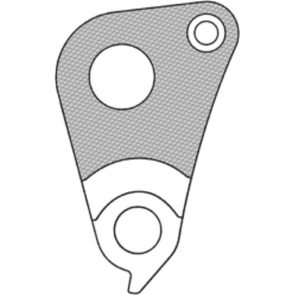 8590966393022 - Schaltauge GH-302 aus leichtem und robustem Aluminium für Fahrrad