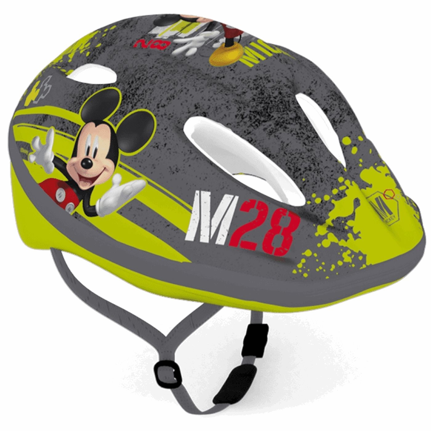 5902308590830 - Mickey Mouse Kinderhelm in Acid Grün Größe 52 56 cm Sicherheit und Stil für die Kleinen