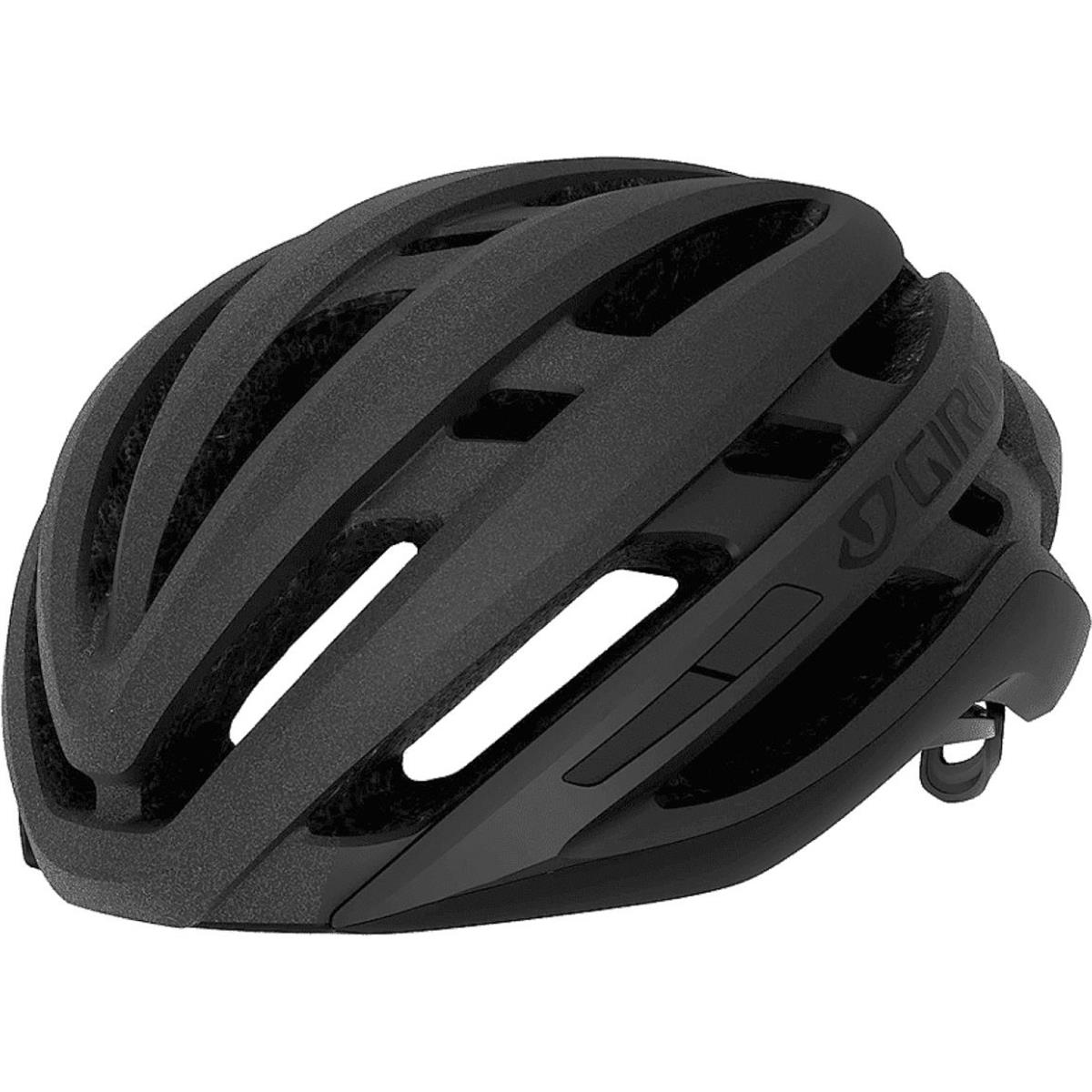 0768686264818 - Agilis Helm Schwarz Matt 55-59cm mit Roc Loc 55 System für Radfahrer