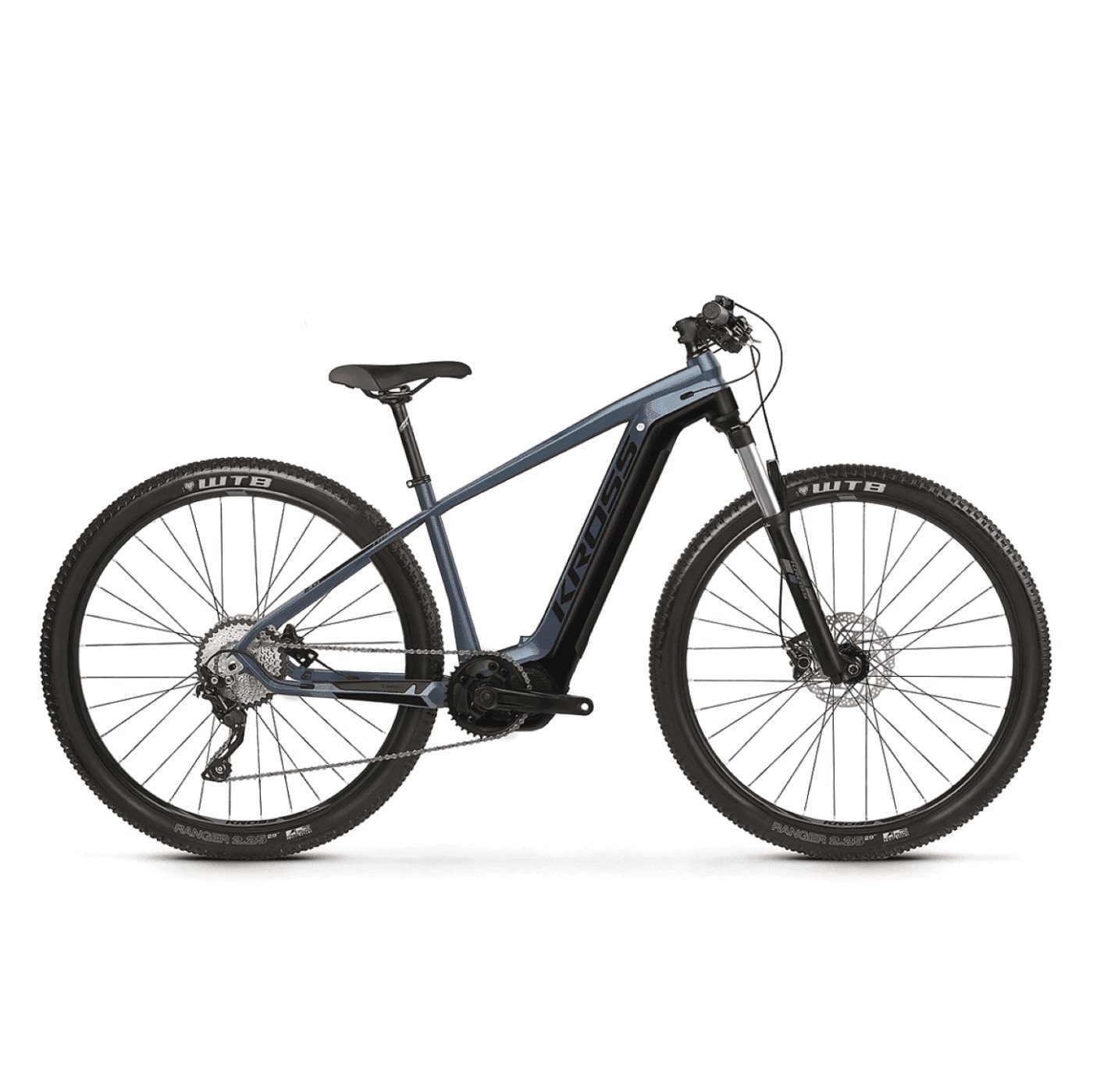 Bicicletta Elettrica Kross Level Boost 2.0 Blu-grigio Nero