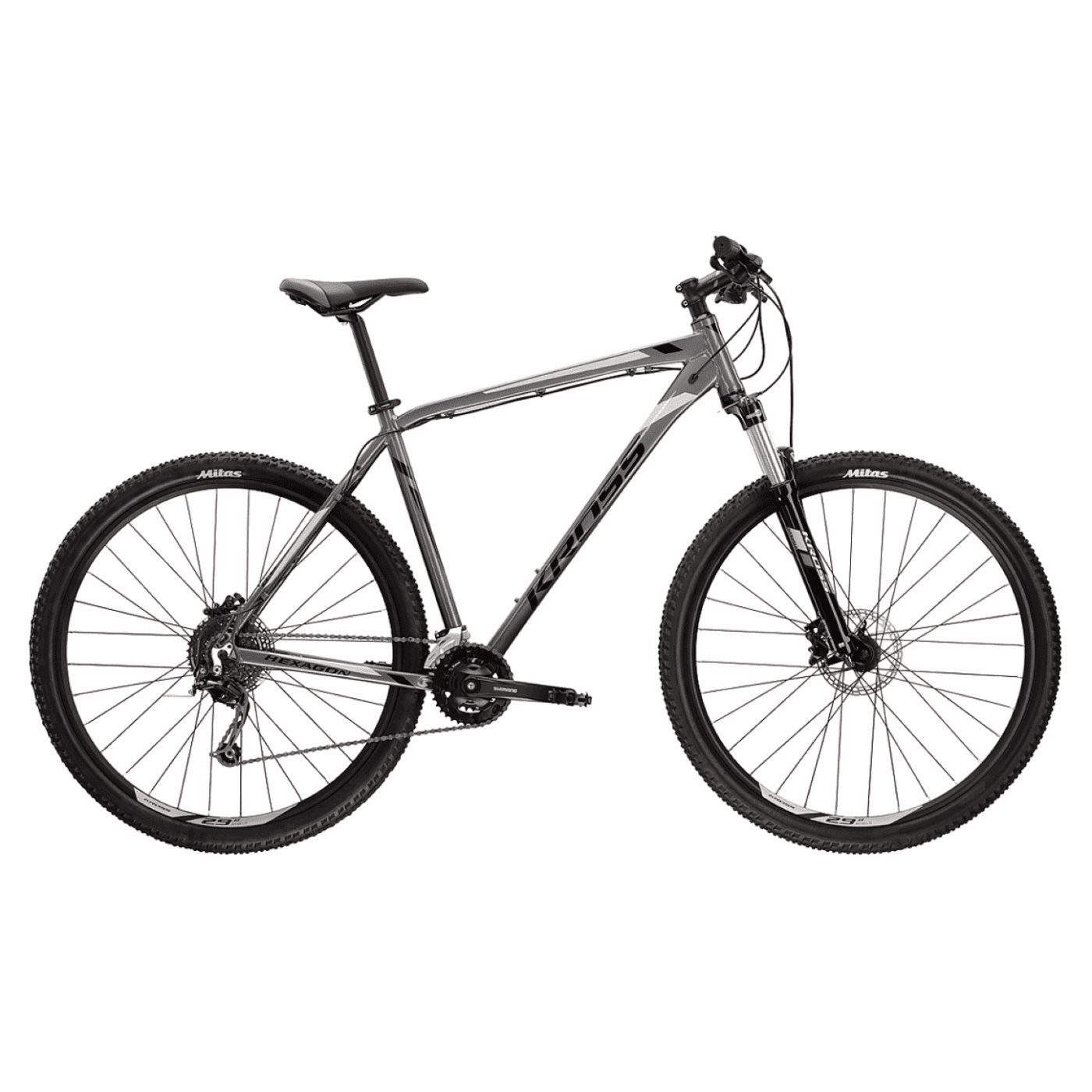 Mtb hexagon 8.0 uomo 29" blu/bianco/grigio 9v taglia l