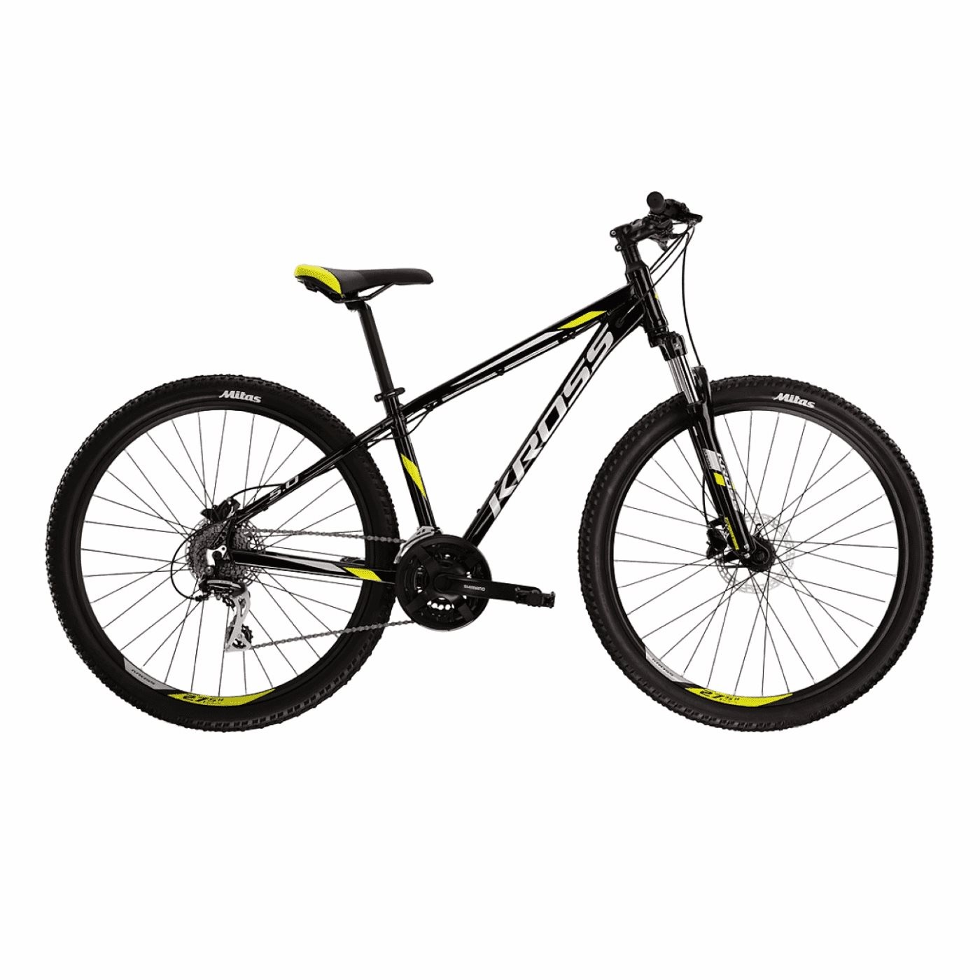 Mtb hexagon 5.0 uomo 29" nero/lime/grigio 8v taglia l