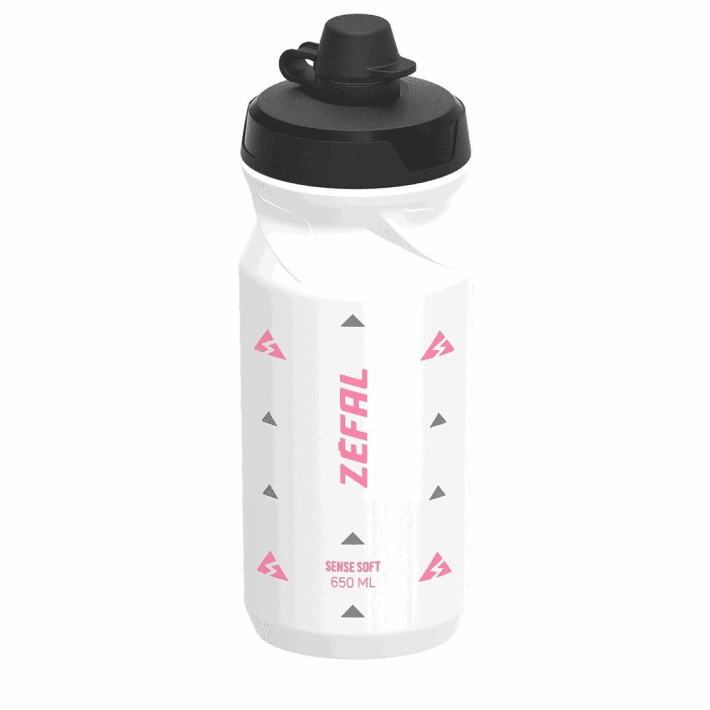 3420586601397 - Sense Soft Trinkflasche 650ml Rosa Weiß mit Schutzdeckel ergonomisches Design