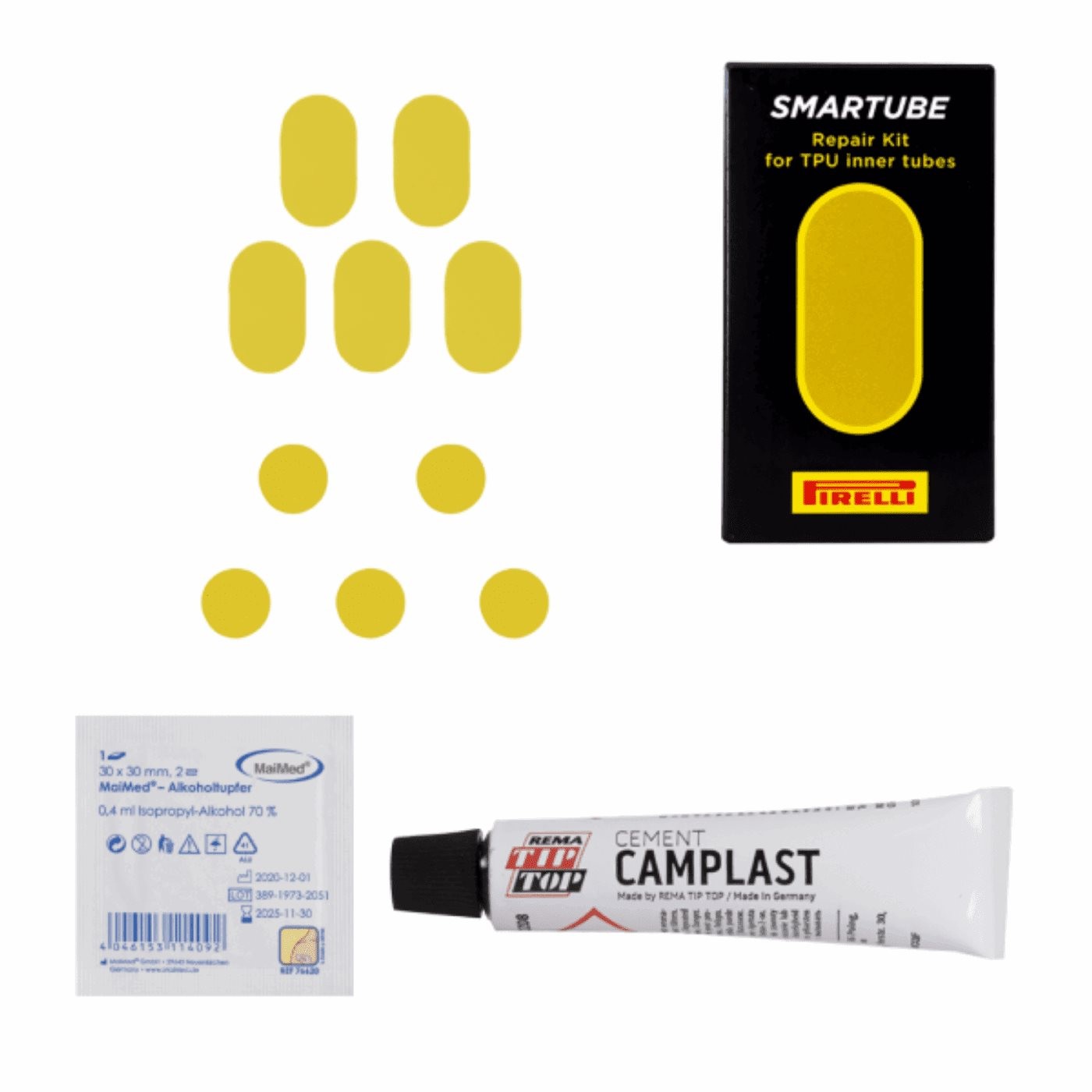 Kit pezze smartube 10pz + mastice