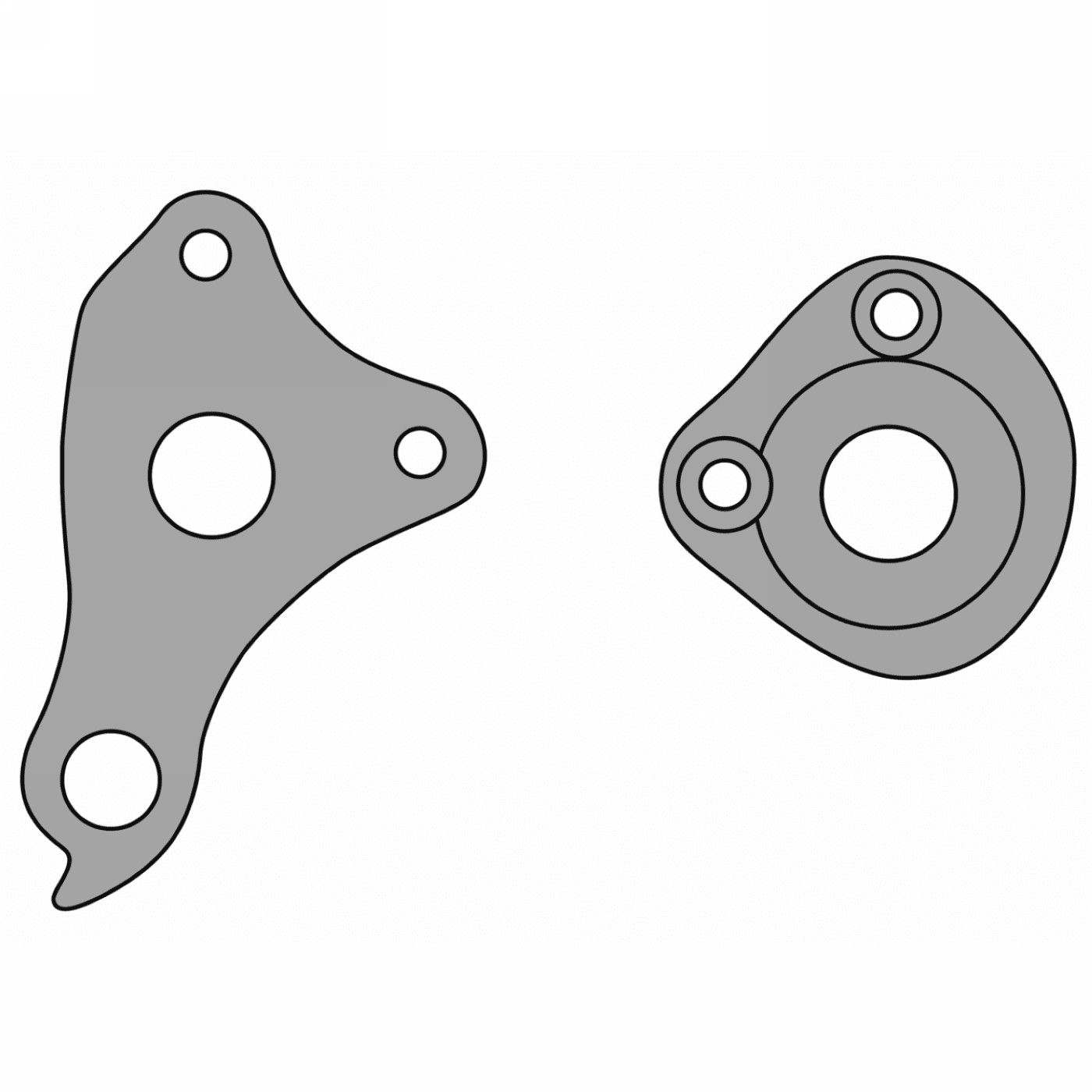 5904993351901 - DP-25 Schaltauge aus CNC-Aluminium für Fahrräder